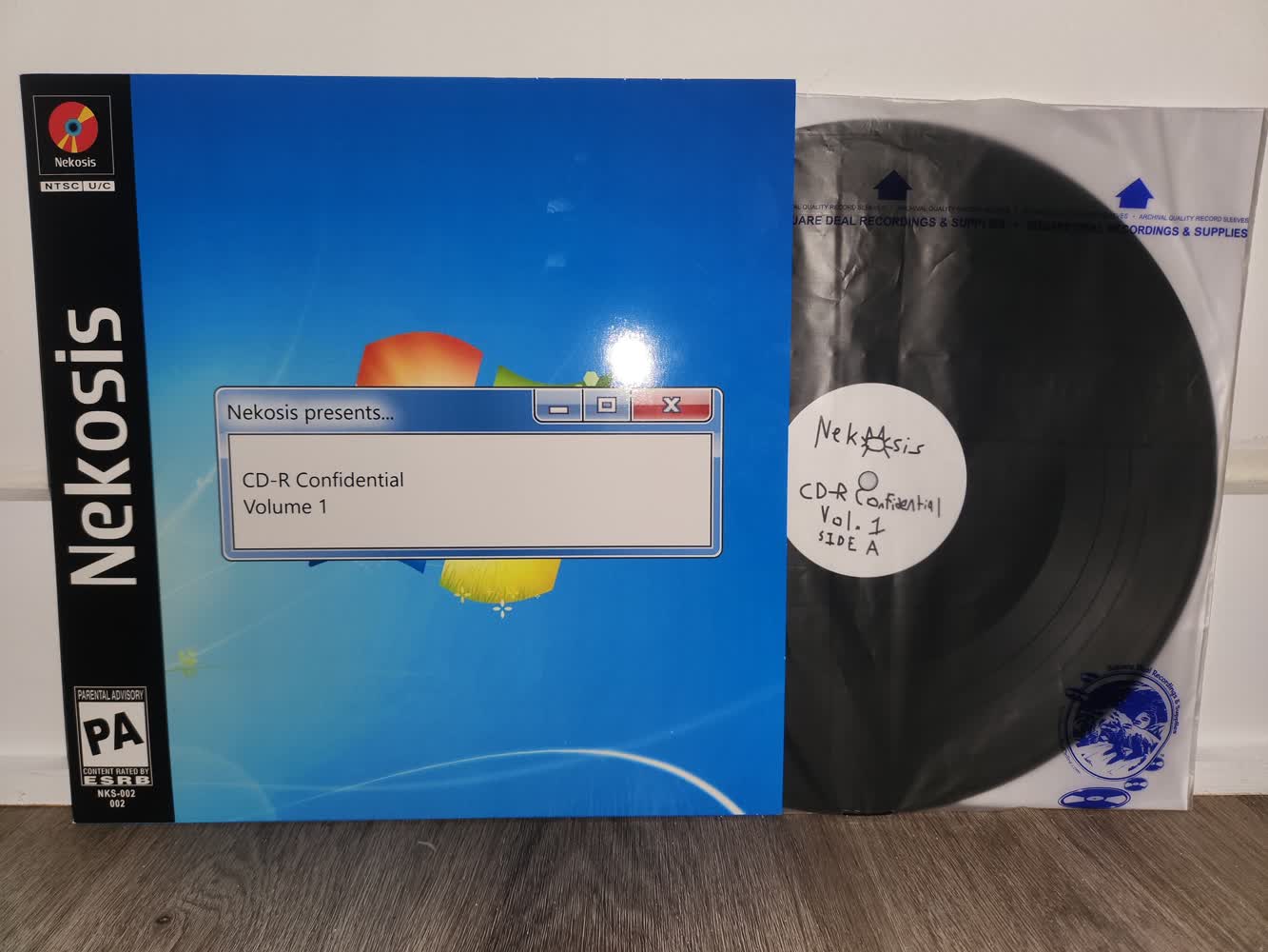 CD-R Confidential Volume 1 on vinyl